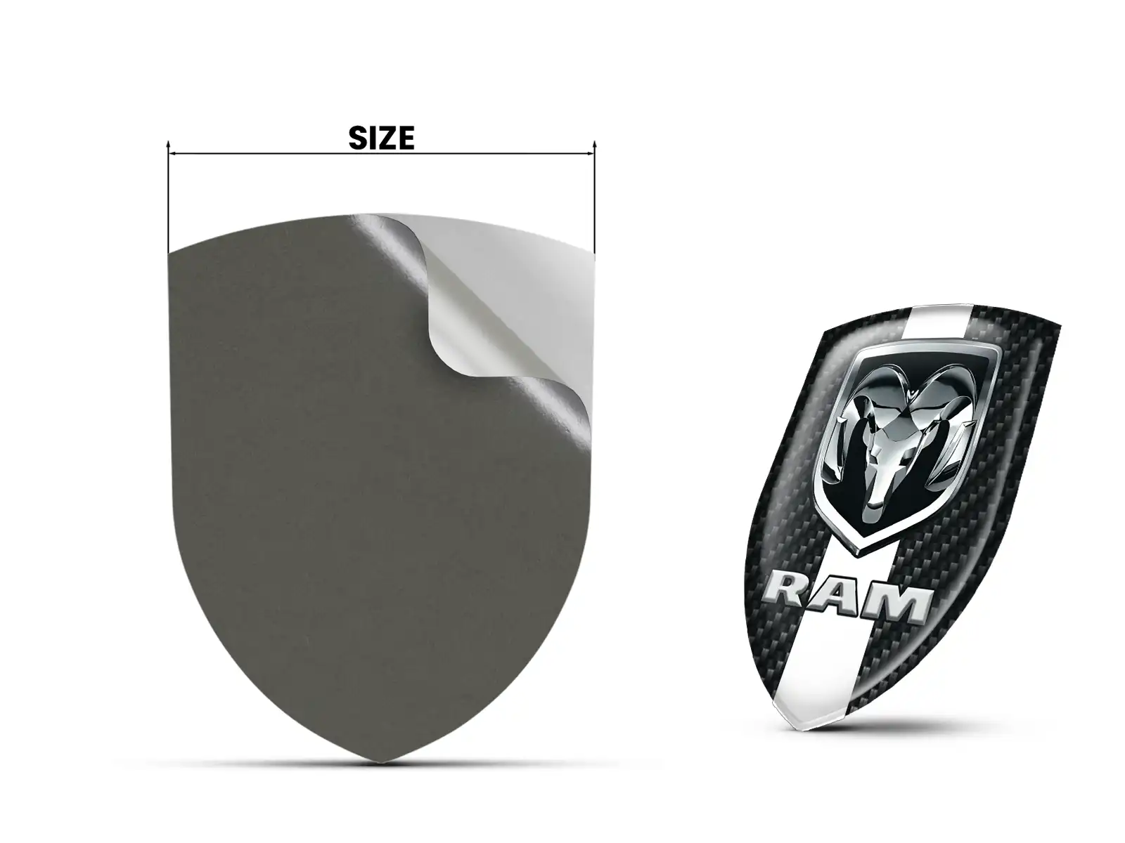 Dodge Heckscheibensticker Stabil Minimal Design Auto